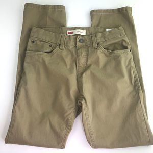 Levis Size 18R 29x29 511 Slim Fit Jeans Beige